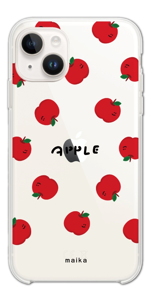 名入れ スマホケース 全機種対応 ハード クリア フルーツ やさい