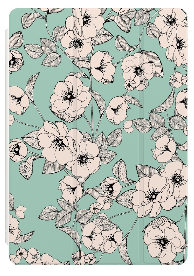 CASSETIFY 花柄 iPadケース 北欧花柄 iPad ケース 第10世代 第9世代 第8世代 miniA17 Pro mini6