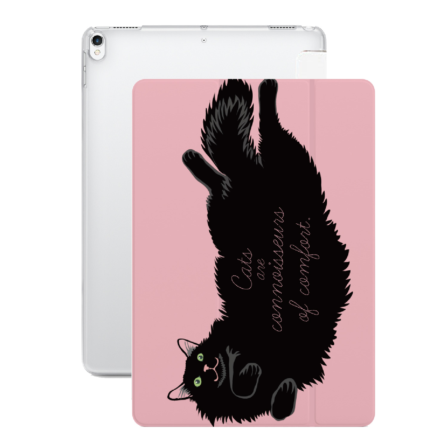 iPad Air 4世代　64GB 黒猫 iPad ケース カバー A16 第10世代 第9世代 第8世代 第7世代 第6世代