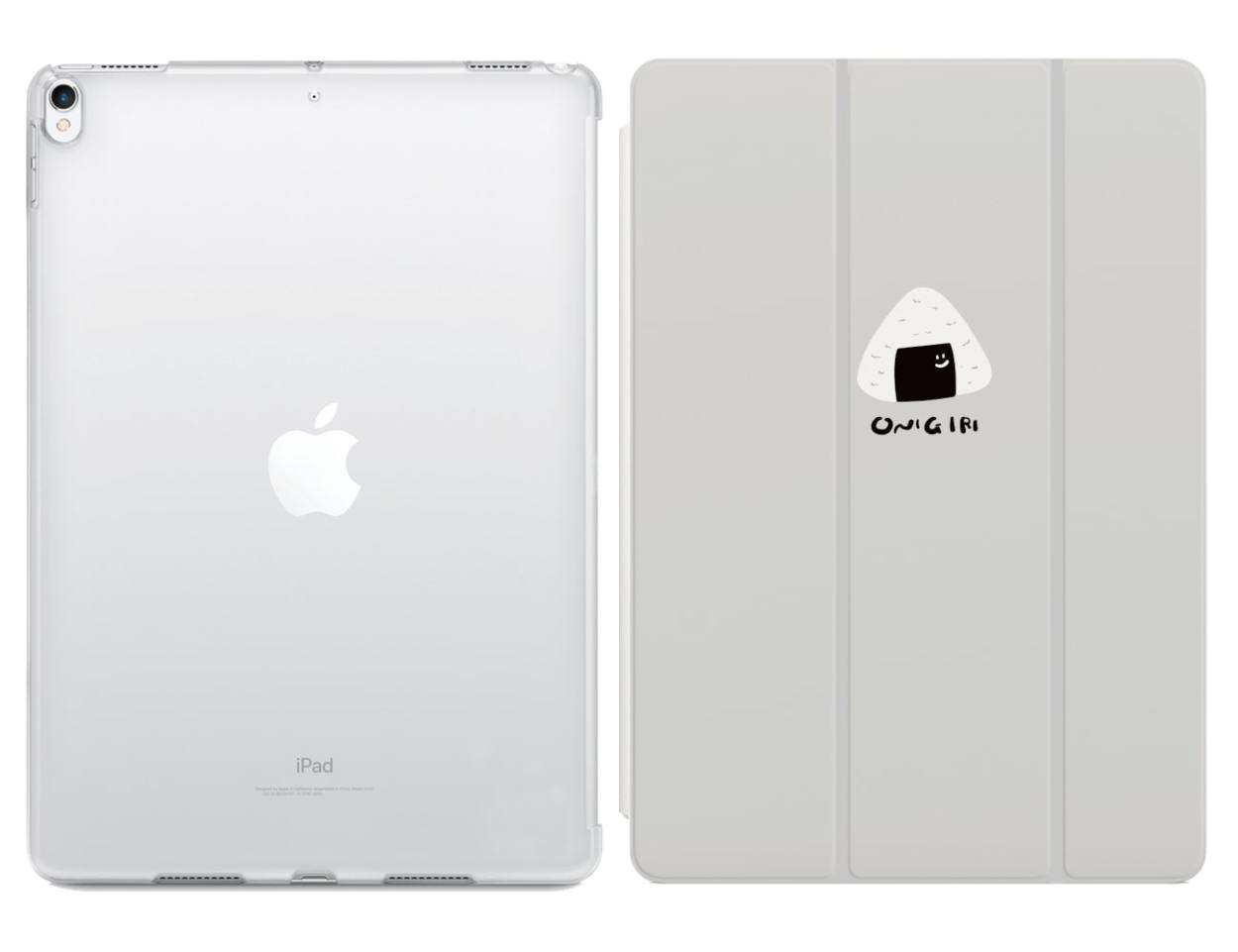 iPad ケース カバー iPad 第9世代 第8世代 第7世代 10.2インチ iPad Air3 iPad Pro 10.5インチ フード  イラスト 韓国 アボカド おにぎり たまご カレー
