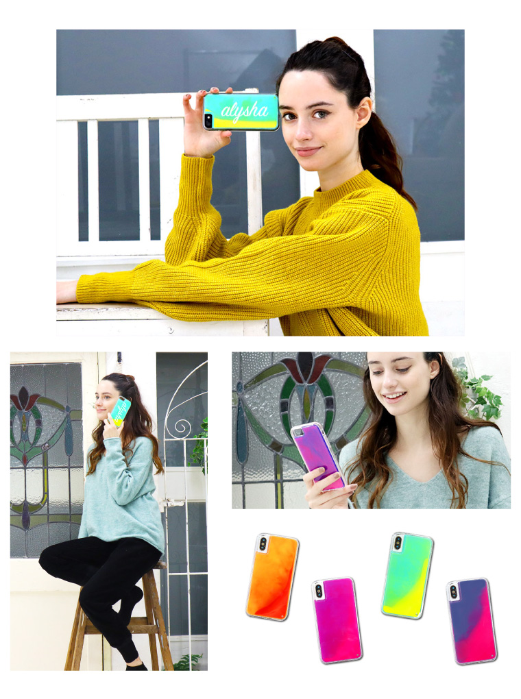 iPhone17 iPhone17e ケース ネオンサンド おしゃれ iPhone16 iPhone16e