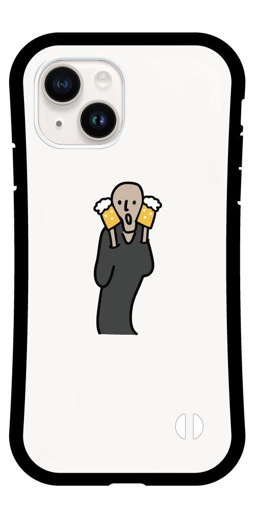 iPhone17 ケース おもしろ イラスト グリップケース iPhone16e