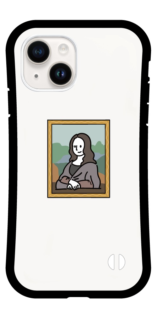 iPhone17 ケース おもしろ イラスト 絵画 世界 名画 西洋画 グリップ
