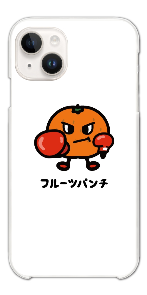 スマホケース ハード 全機種対応 おもしろ イラスト フルーツパンチ
