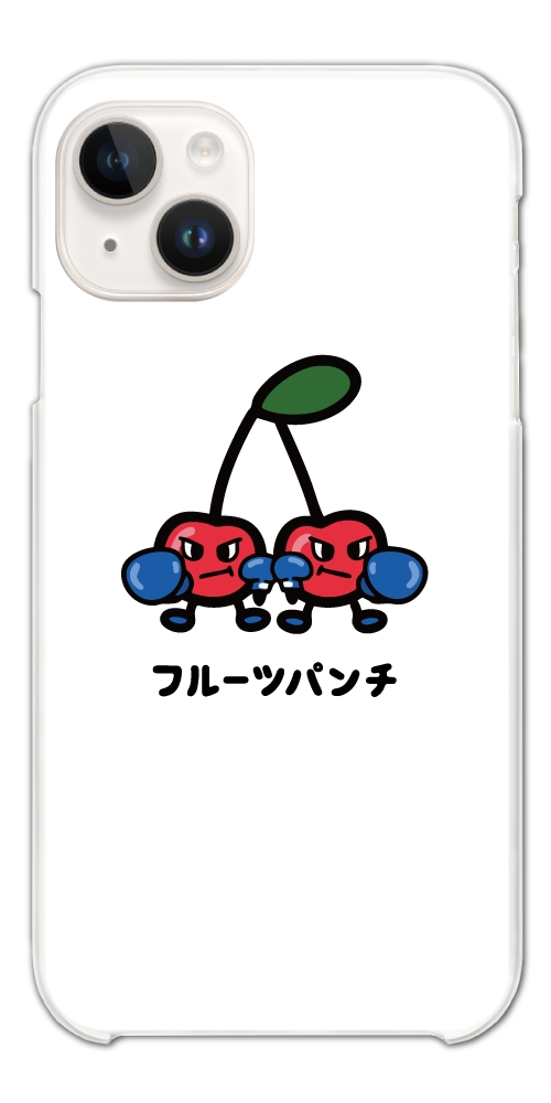 スマホケース ハード 全機種対応 おもしろ イラスト フルーツパンチ
