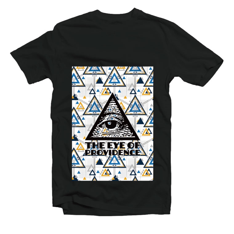 フリーメイソン 半袖 Tシャツ のぞき魔 目 ホラー プリント フリーメイソン 半袖 Tシャツ のぞき魔 目 ホラー プリント