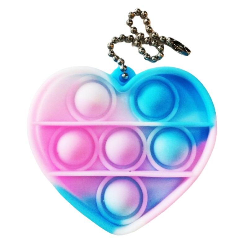 プッシュポップ キーホルダー プッシュポップバブル push pop くま 恐竜 ハート 安い おもちゃ 2点 セット | ブランド登録なし | 04