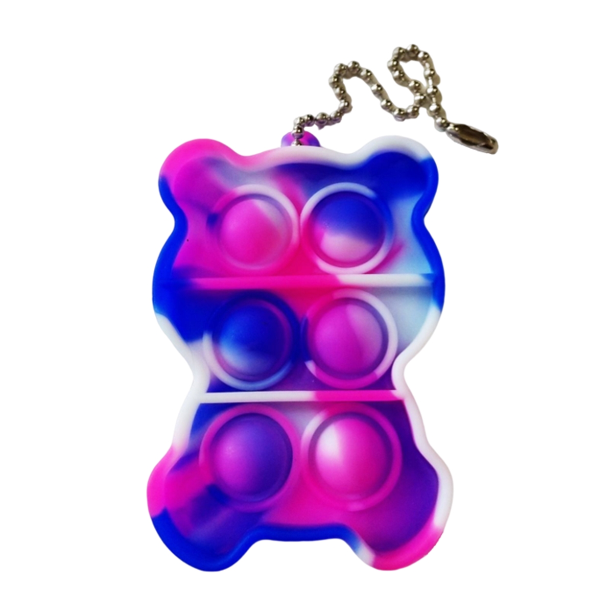 プッシュポップ キーホルダー プッシュポップバブル push pop くま 恐竜 ハート 安い おもちゃ 2点 セット | ブランド登録なし | 08