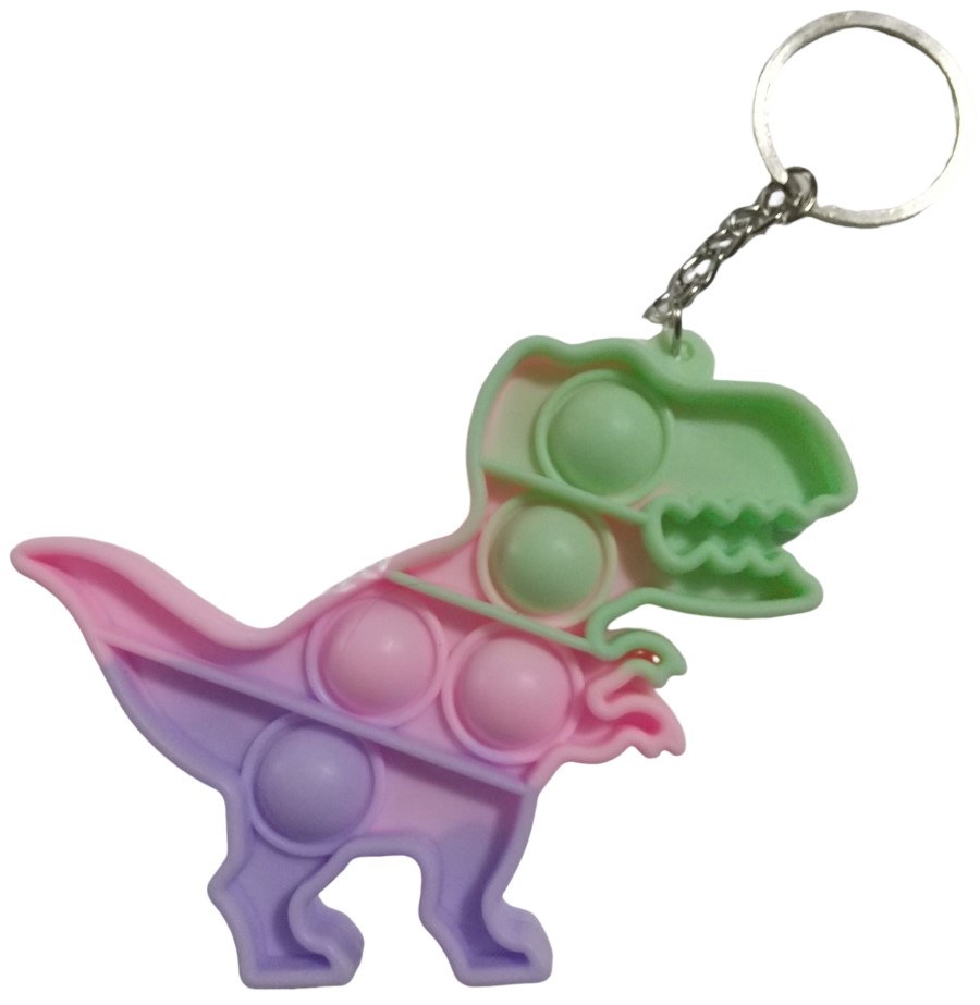 プッシュポップ キーホルダー プッシュポップバブル push pop くま 恐竜 ハート 安い おもちゃ 2点 セット | ブランド登録なし | 15