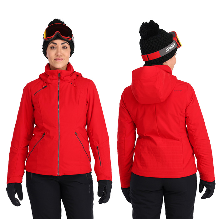 Giacca Da Sci Donna Spyder Schatzi Insulated – Isolamento PrimaLoft Silver ECO, Cuciture Nastrate, Cappuccio Rimovibile, Cerniere YKK – Stile E Performance Sulla Neve - 4