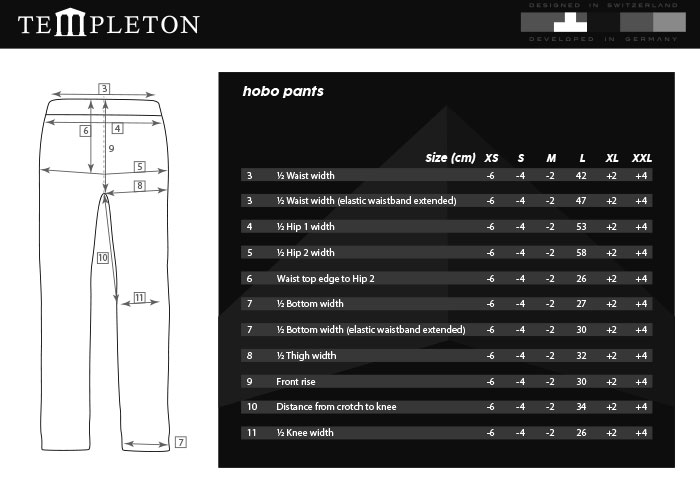 TEMPLETON テンプルトン ウェア HOBO PANT LOUNGE 22-23 モデル (2023) スノーウェア スキー スノーボード｜amuz｜04
