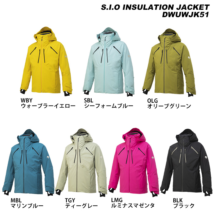 DESCENTE DWUWJK51 S.I.O INSULATION JACKET 23-24モデル デサント スキーウェア ジャケット(2024) DESCENTE DWUWJK51 S.I.O INSULATION JACKET 23-24モデル デサント スキーウェア ジャケット(2024)