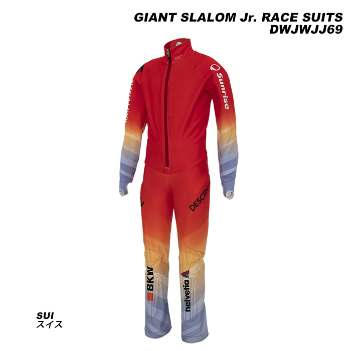 DESCENTE DWJWJJ69 GIANT SLALOM Jr. RACE SUITS 23-24モデル デサント スキーウェア ジュニア GS ワンピース(2024)｜amuz｜05