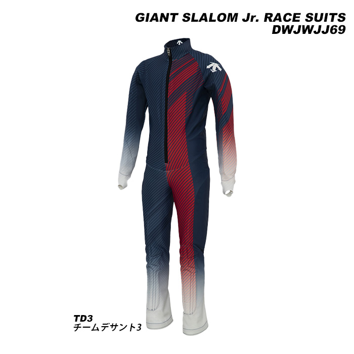 DESCENTE DWJWJJ69 GIANT SLALOM Jr. RACE SUITS 23-24モデル デサント スキーウェア ジュニア GS ワンピース(2024)｜amuz｜07