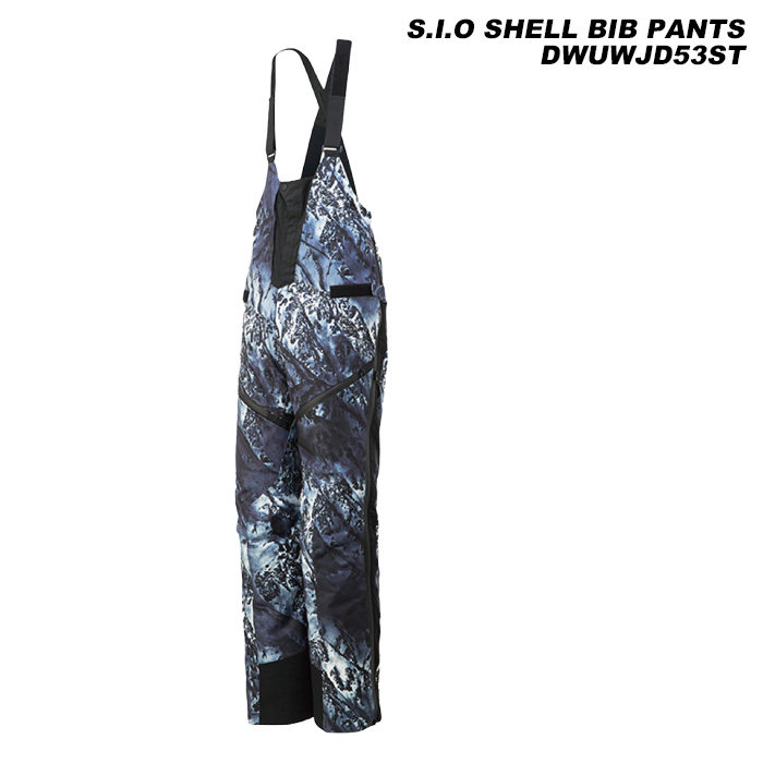 DESCENTE DWUWJD53ST S.I.O SHELL BIB PANTS 23-24モデル デサント スキーウェア パンツ(2024)｜amuz｜03