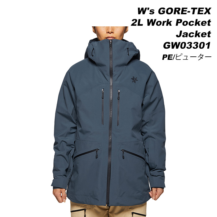GOLDWIN GW03301 W's GORE-TEX 2L Work Pocket Jacket 23-24モデル ゴールドウィン スキーウェア　レディース ジャケット(2024)｜amuz｜13