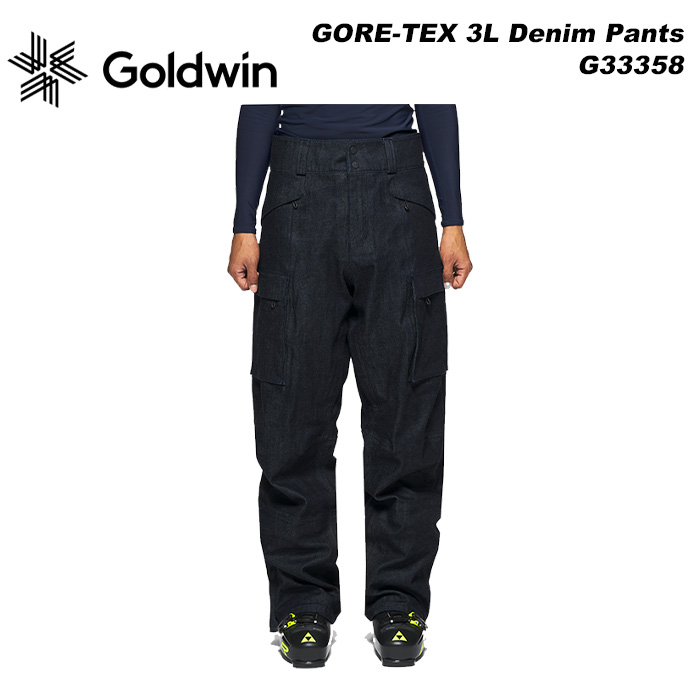 GOLDWIN G33358 GORE-TEX 3L Denim Pants 23-24モデル 