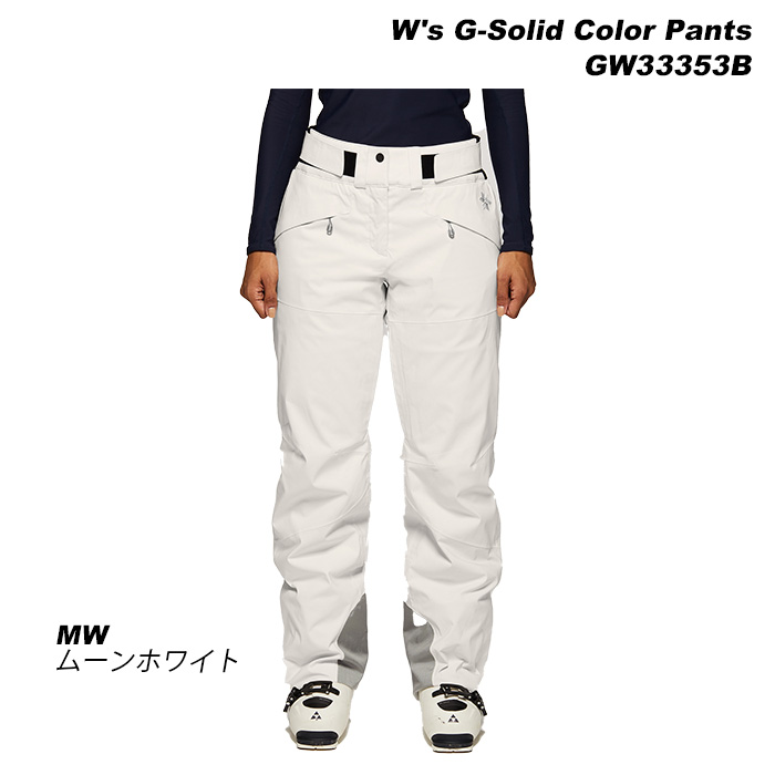 GOLDWIN GW33353B W's G-Solid Color Pants23-24モデル ゴールド
