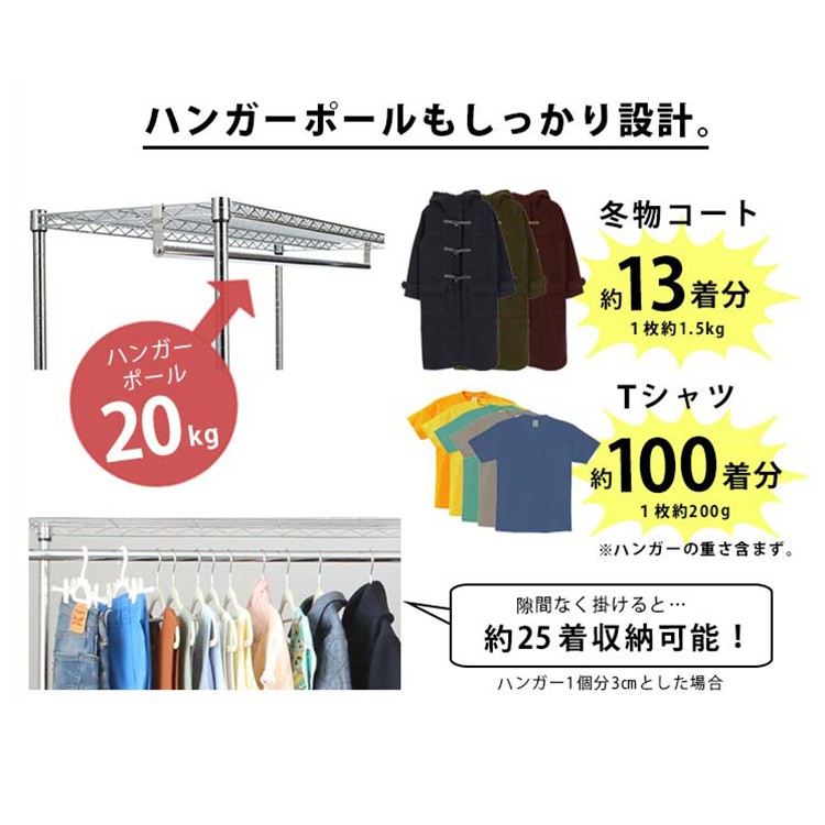 ルミナススリム ワードローブカバー付き 幅76