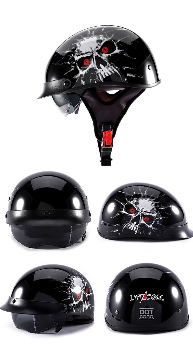 ヘルメット 半キャップ バイク ヘルメット バイクヘルメット 半