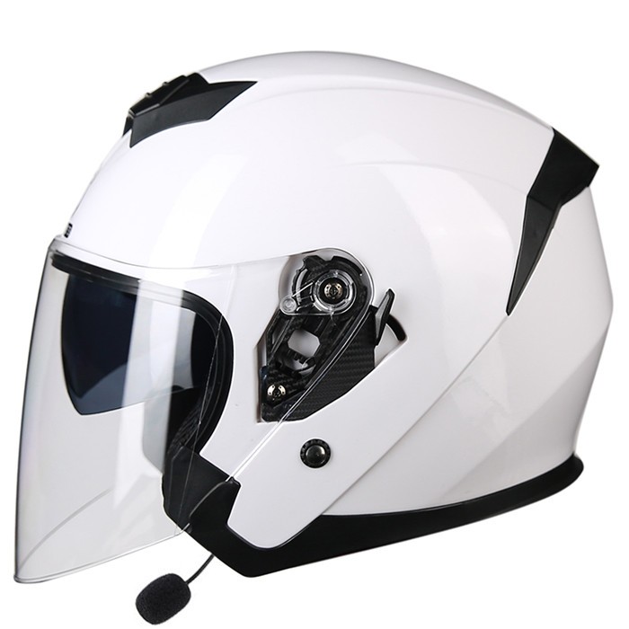 バイクヘルメット ヘルメット ジェット 3/4 ダブルシールド