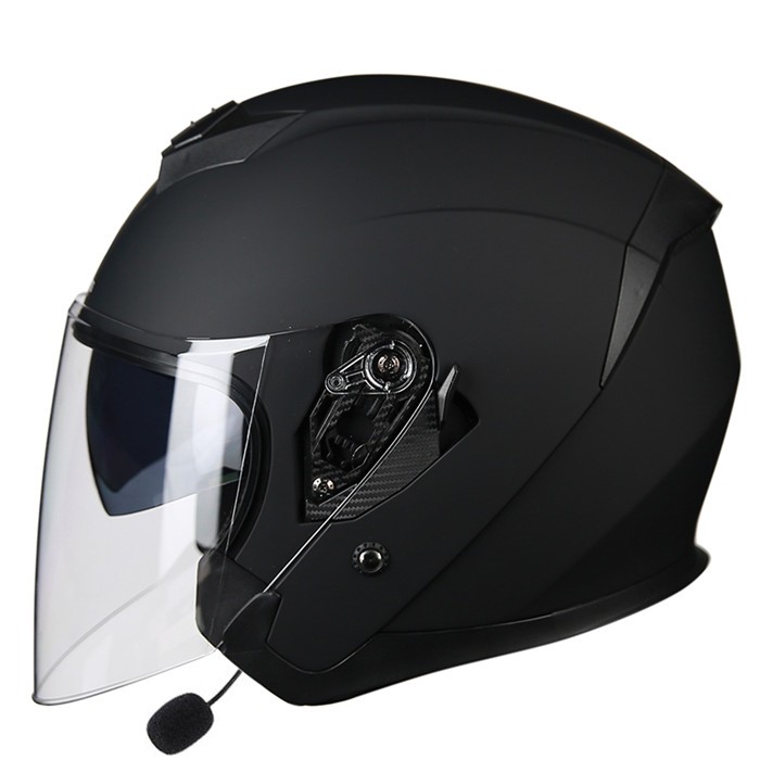 バイクヘルメット ヘルメット ジェット 3/4 ダブルシールド