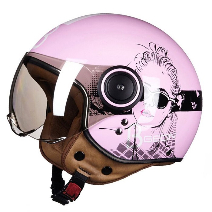 バイクヘルメット ヘルメット ジェット 3/4 ハーレー レトロ オシャレ