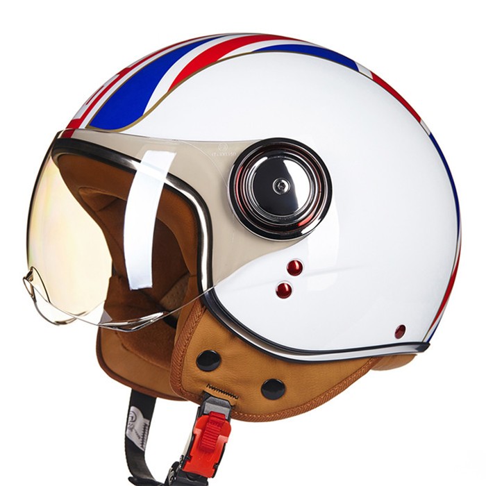 バイクヘルメット ヘルメット ジェット 3/4 ハーレー レトロ
