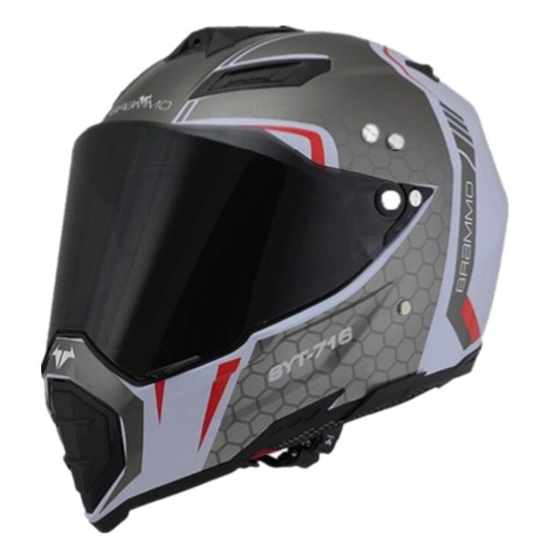 最安値1807A21 ヘルメット オフロードバイク用 CNHF バイクヘルメット Sサイズ Sサイズ