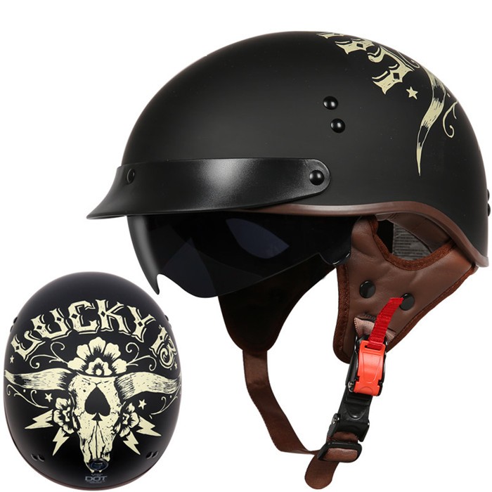 ヘルメット 半キャップ バイク ヘルメット バイクヘルメット 半