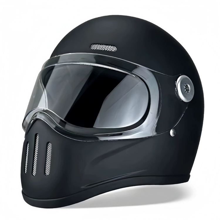 バイクヘルメット フルフェイスヘルメット ガラス繊維製（FRP