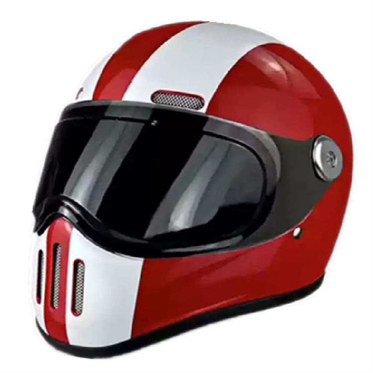 バイクヘルメット フルフェイスヘルメット ガラス繊維製（FRP