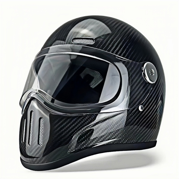 バイクヘルメット フルフェイスヘルメット ガラス繊維製（FRP
