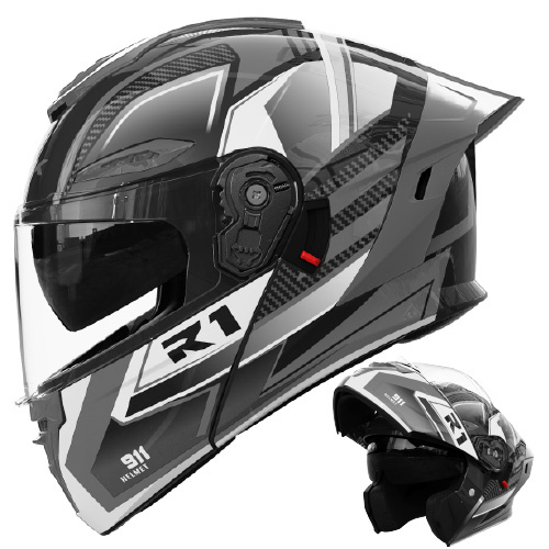 バイクヘルメット フリップアッ プ システム ヘルメット ジェッ ト
