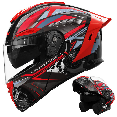 バイクヘルメット フリップアッ プ システム ヘルメット ジェッ ト