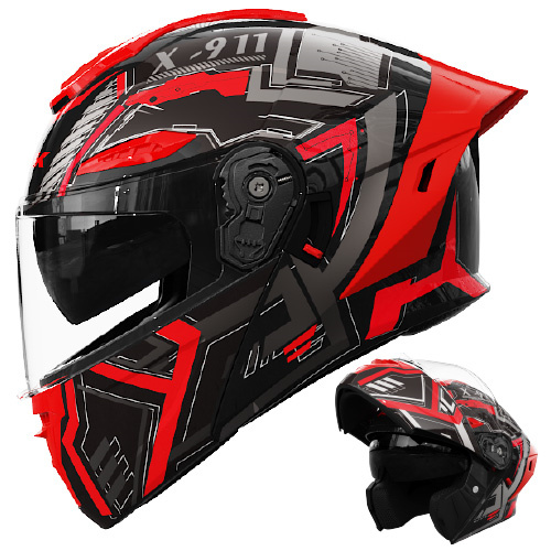 バイクヘルメット フリップアッ プ システム ヘルメット ジェッ ト