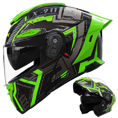 バイクヘルメット フリップアッ プ システム ヘルメット ジェッ ト