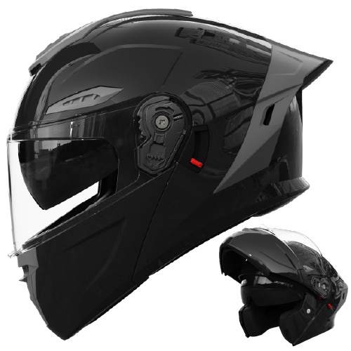 バイクヘルメット フリップアッ プ システム ヘルメット ジェッ ト