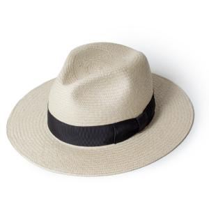 日本製 つば広パナマハット エクアドル産 天然トキヤ草 大きいサイズの帽子 中折れハット 58.5c...
