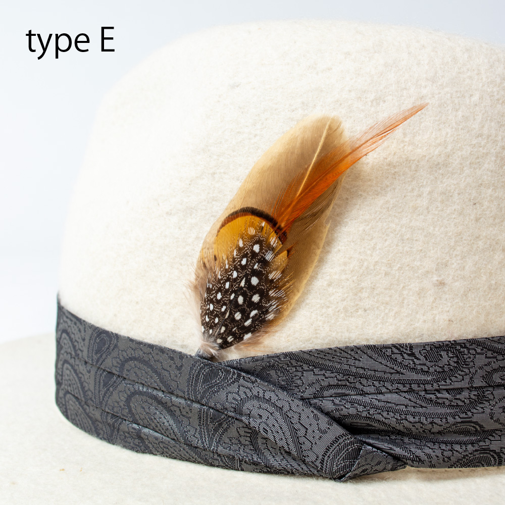 帽子用 羽根飾り 羽飾り フェザーチャーム フェザートップ