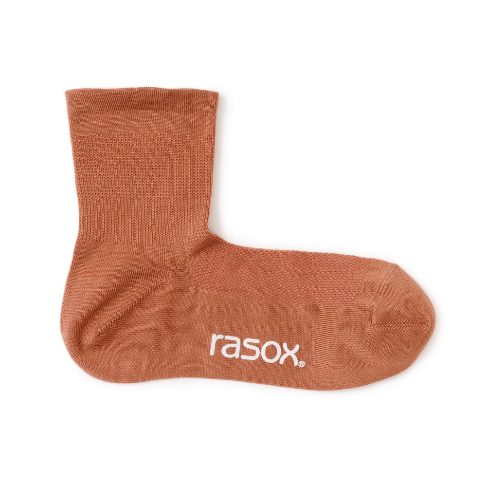 ラソックス rasox 靴下 ソックス ファインクール・ミッド L字型 レディース メンズ ユニセックス 女性用 男性用 男女兼用 日本製 CA221LC01｜anagram｜02