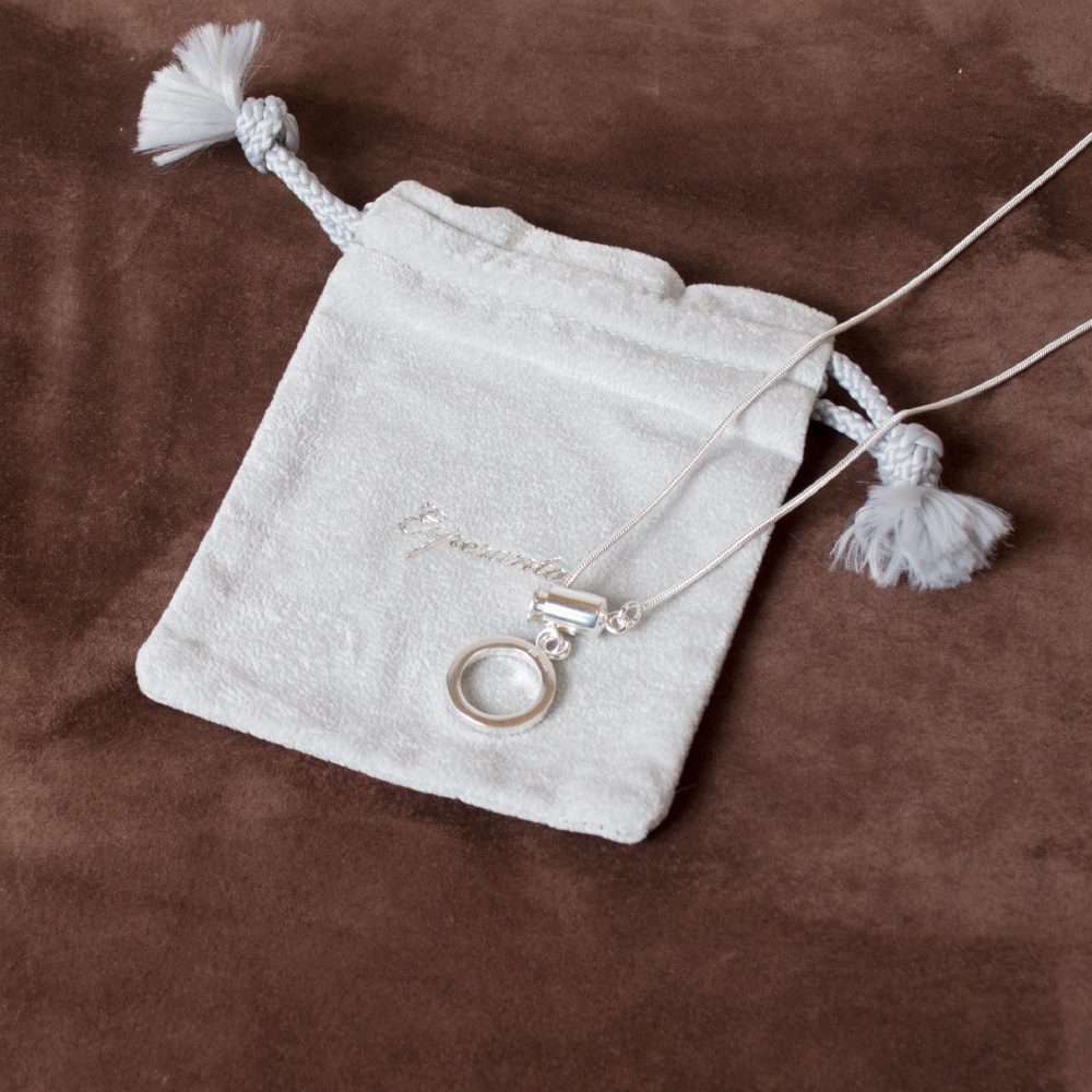 Esperanto（エスペラント） シルバーネックレス リング スネーク