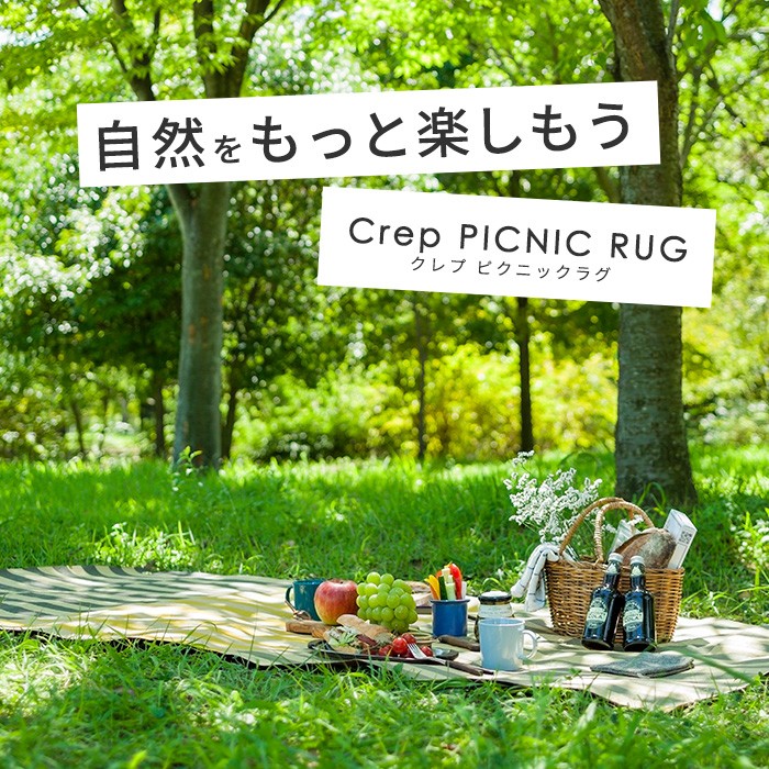 ピクニックラグ Lサイズ コラボレーション 日本製 メール便送料無料