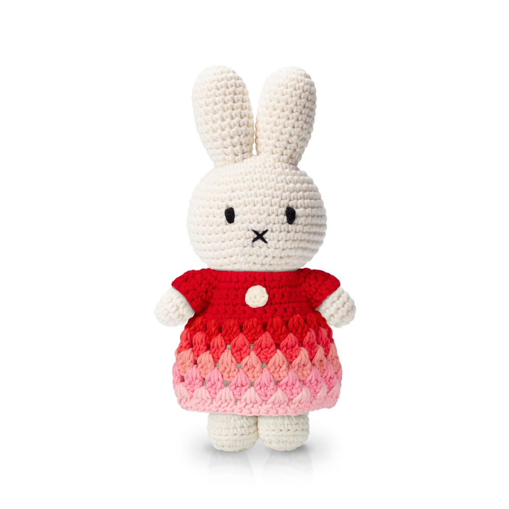 【新品】オランダ公式 ミッフィー　着せ替え　あみぐるみ　100％コットン Miffy ミッフィー miffy グッズ ぬいぐるみ JUST DUTCH