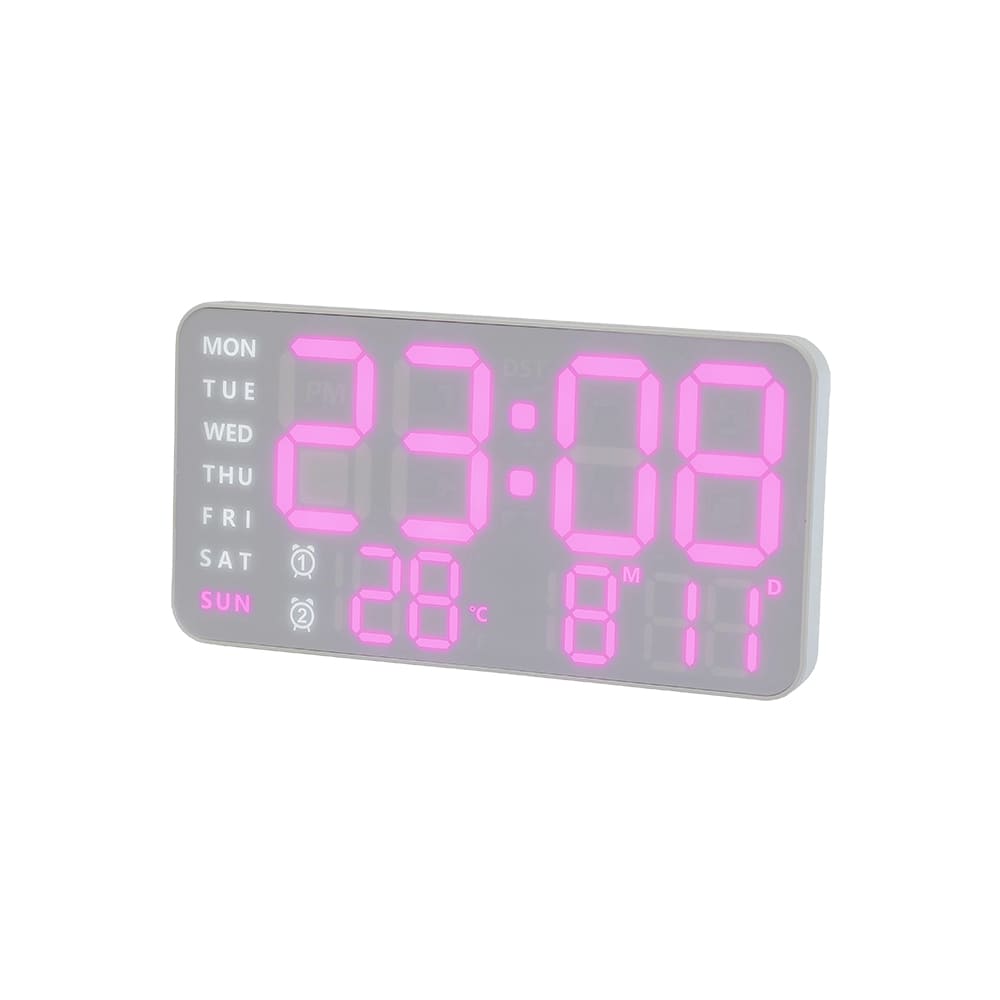 SLOWER（スロウワー） 置き時計 掛け時計 目覚まし時計 デジタル