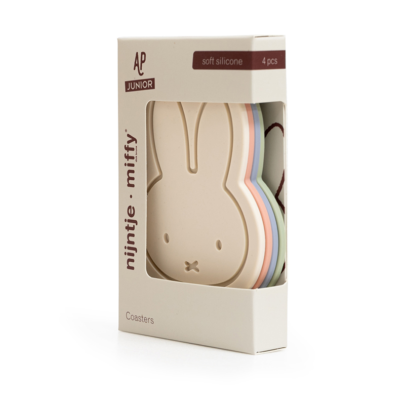 Miffy（ミッフィー） コースター 4枚入り シリコン おしゃれ グッズ