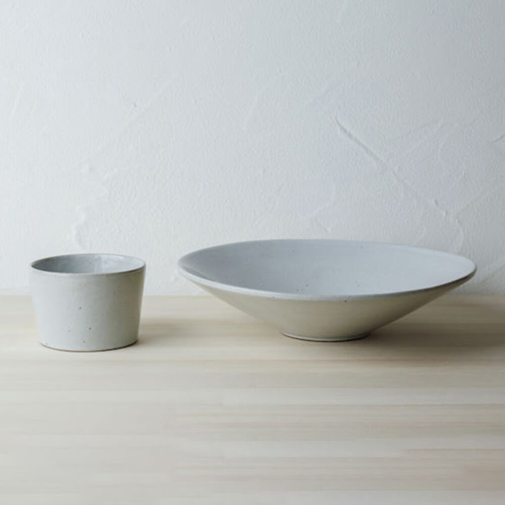 かもしか道具店 めんのお皿 そばちょく 2点セット 食器 陶器 おしゃれ