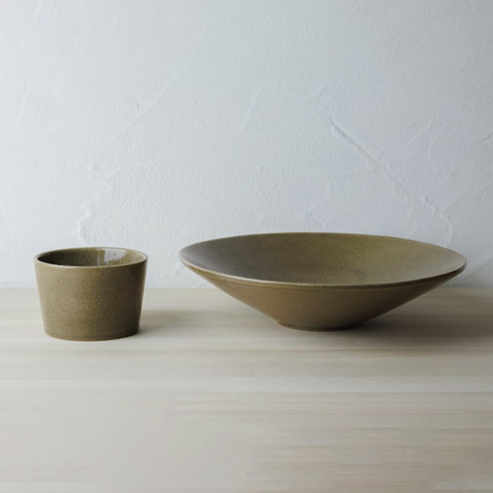 かもしか道具店 めんのお皿 そばちょく 2点セット 食器 陶器 おしゃれ