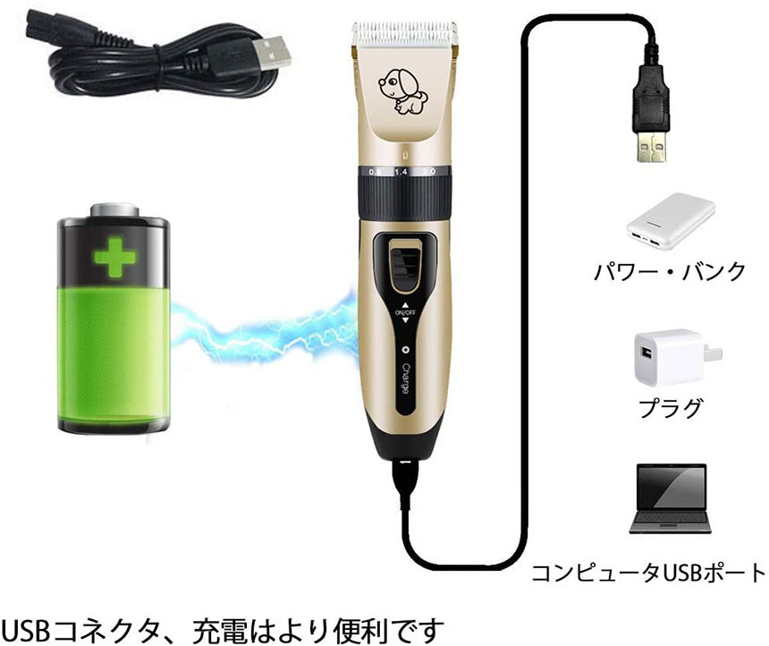 トリミングに使ってました。プロ用バリカン ペット用バリカン 犬用バリカン 猫用バリカン プロ用 家庭用