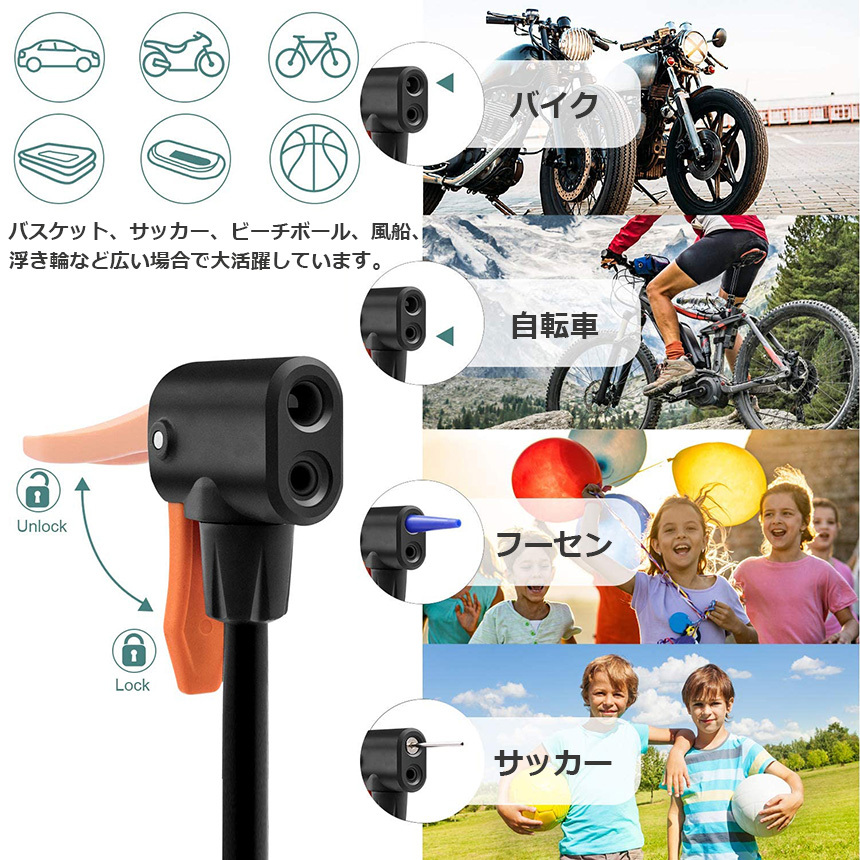 ロードバイク、クロスバイク　ヘルメット　空気入れポンプ、スタンド c10-8a_8.jpg